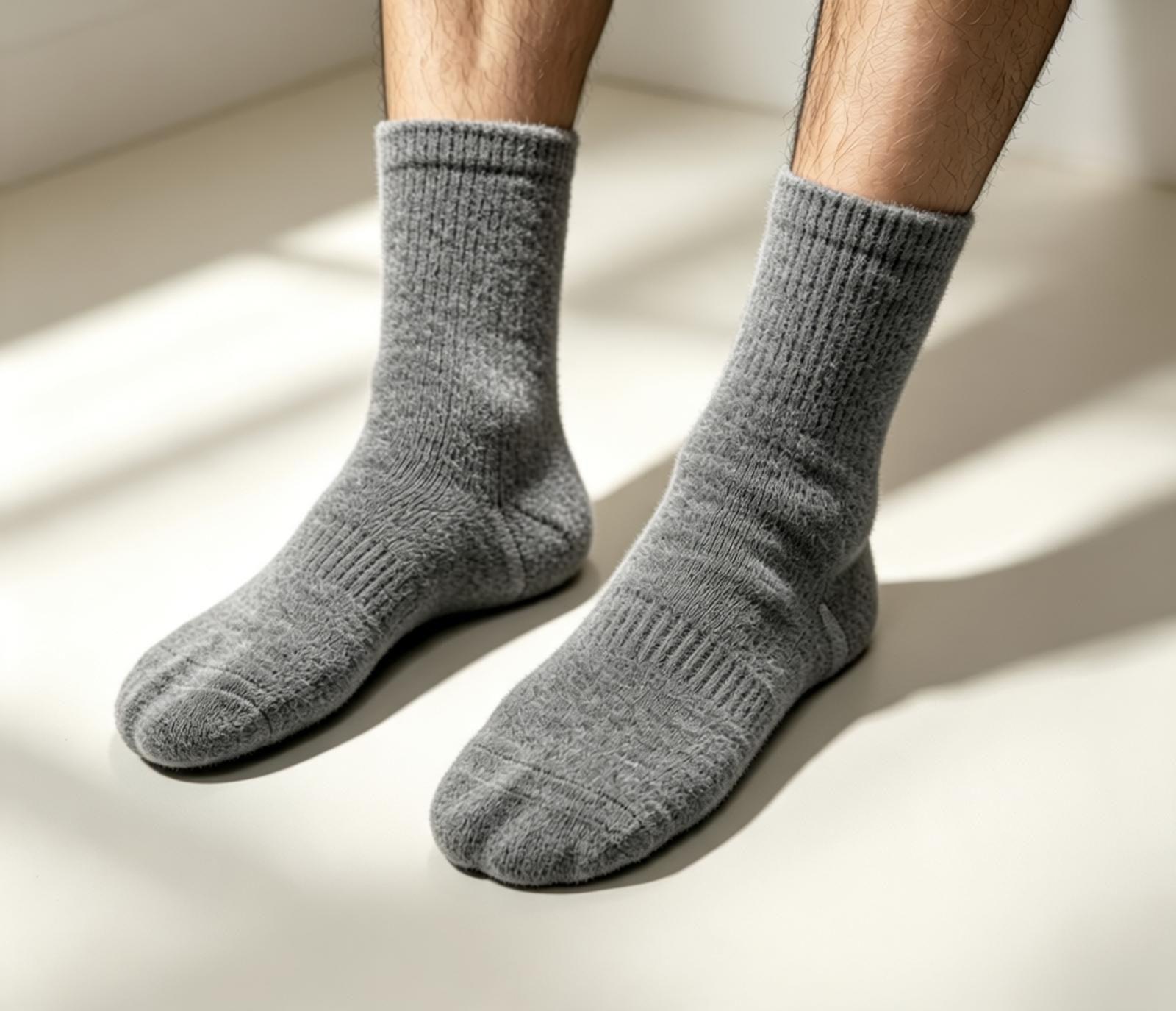 custom full terry thick work socks