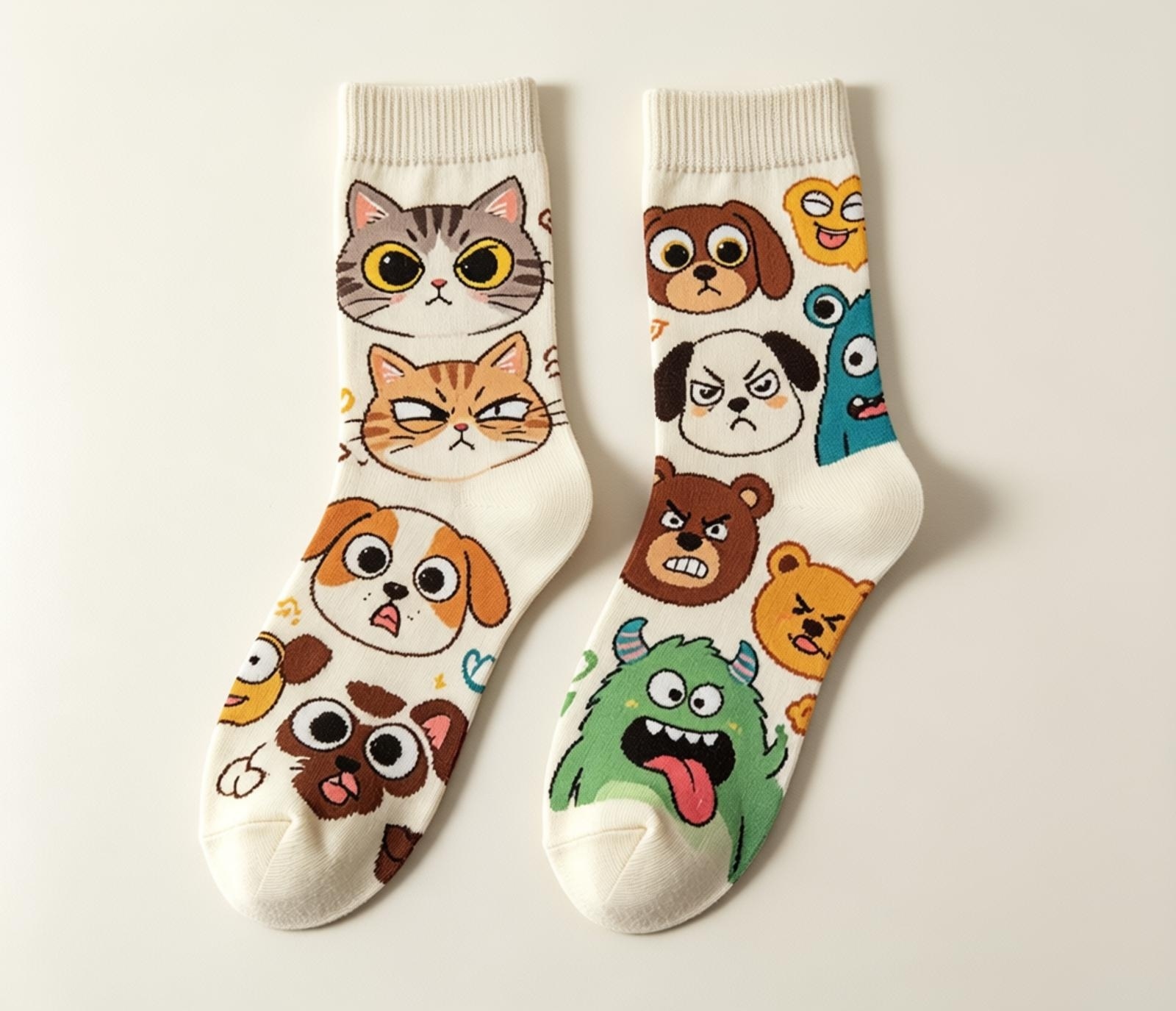custom funny novelty printed socks