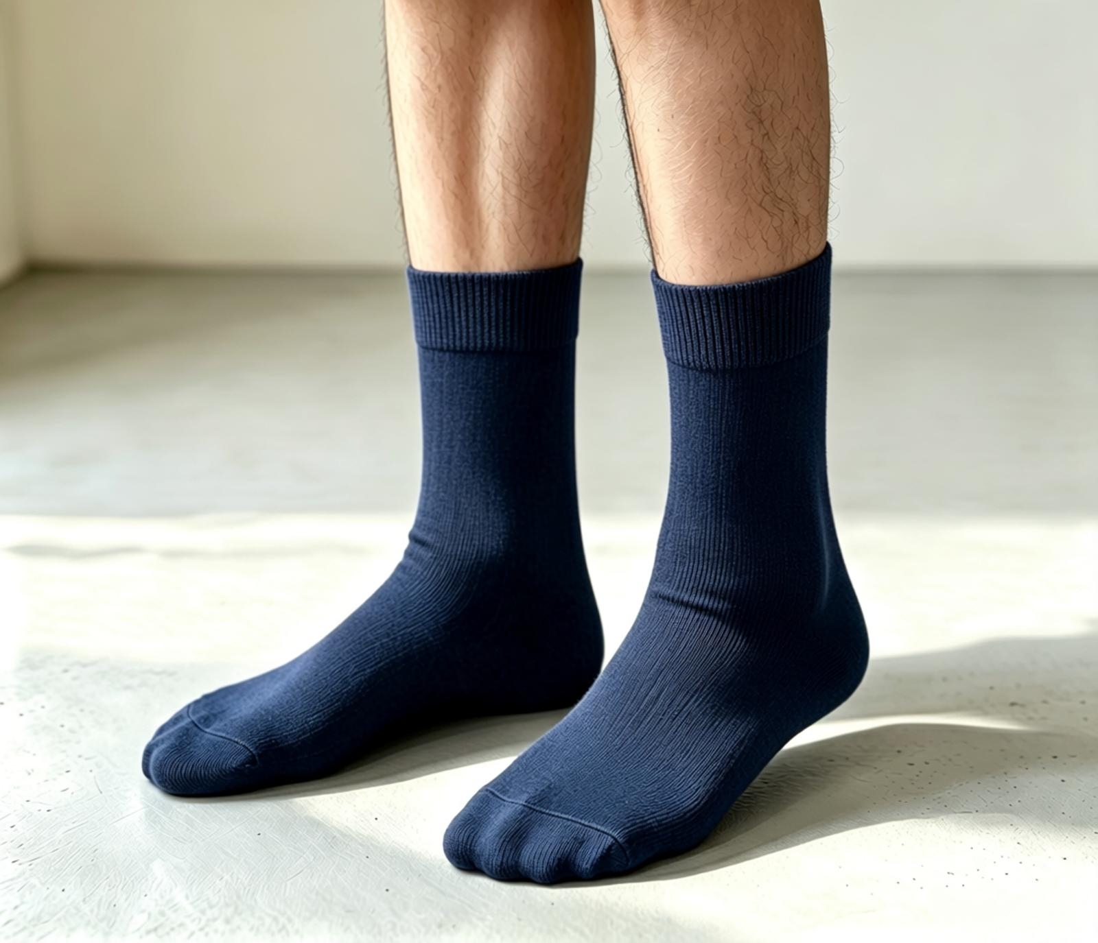 custom solid basic dress socks