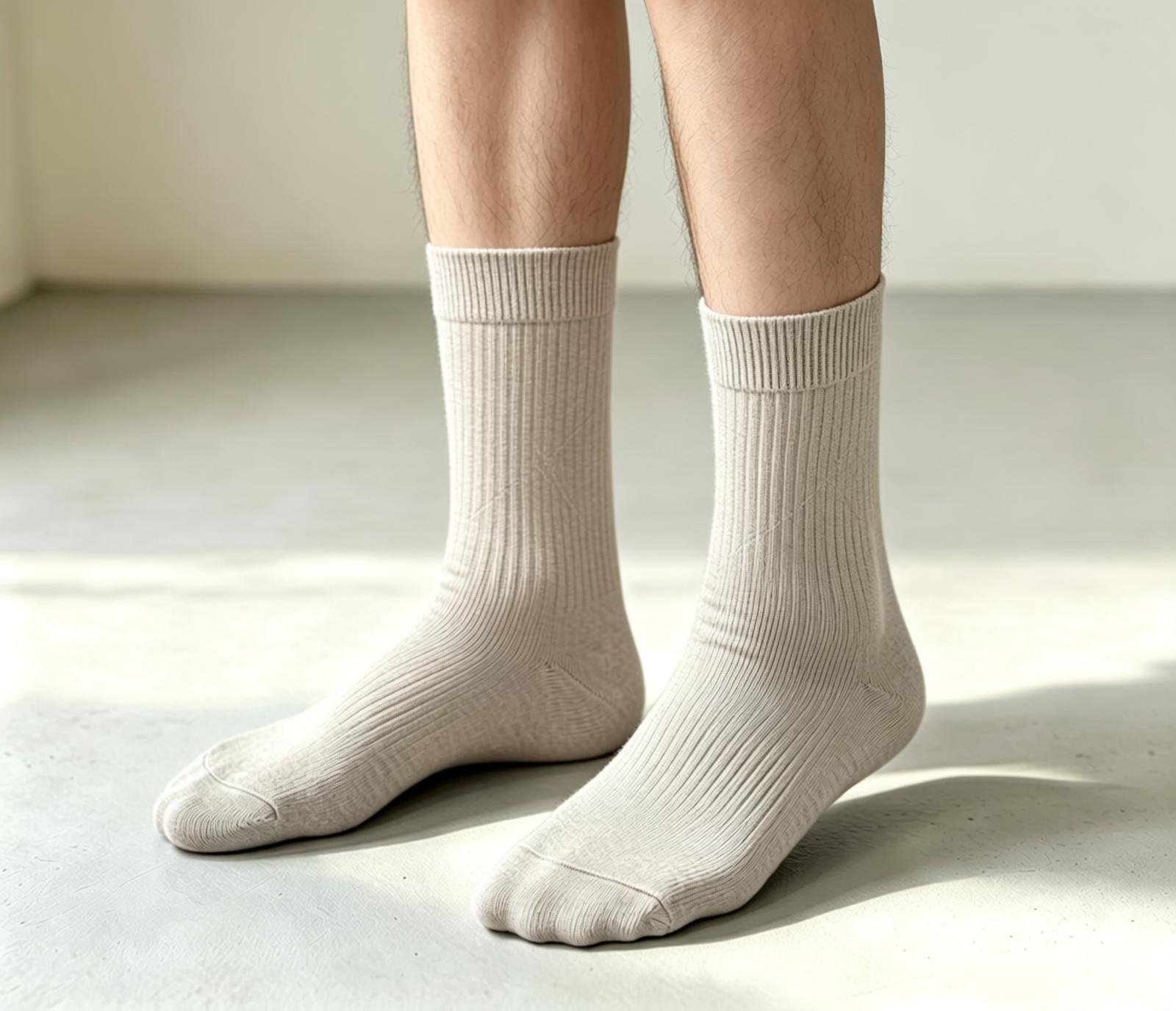 custom vertical striped dress socks