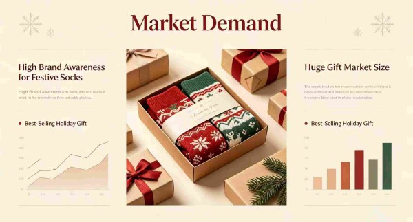 Wholesale custom christmas socks for holiday gift bulk orders with OEM