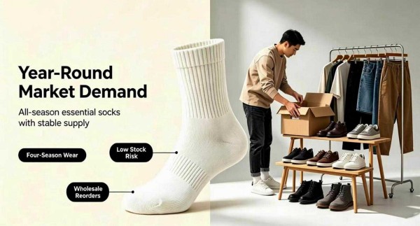 Wholesale custom crew socks with OEM and private label service