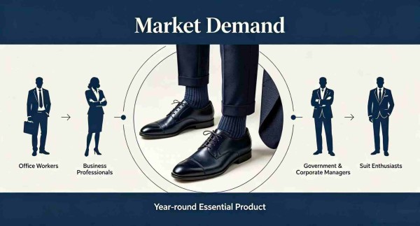 Wholesale custom dress socks with private label for brand bulk orders